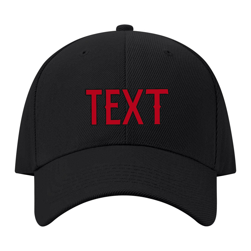 Custom Black Crimson Red Hat 01B21714