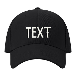 Custom Black Pale Ice Blue Hat 01B21718