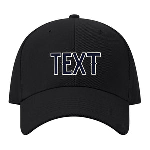 Custom Black Pale Peach Hat 01B21811