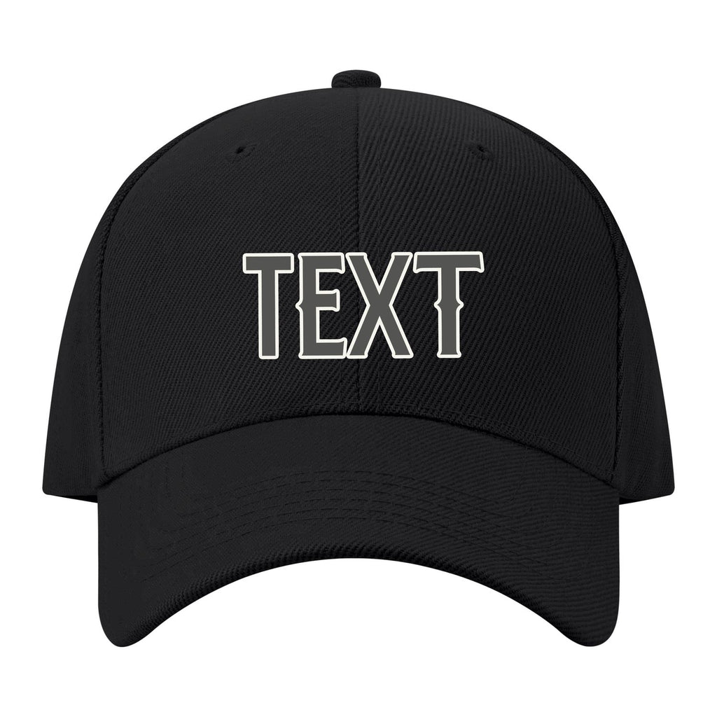 Custom Black Orange Hat 01B21820