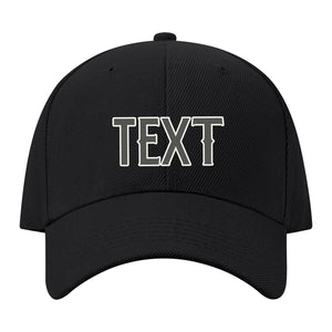 Custom Black Orange Hat 01B21820
