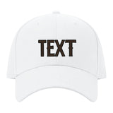 Custom White Black Hat