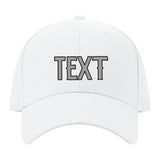 Custom White Light Green Hat