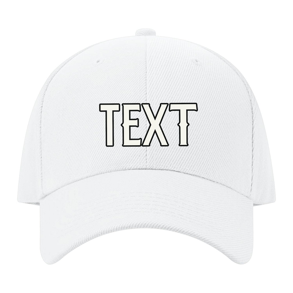 Custom White Pale Ice Blue Hat 02B21718