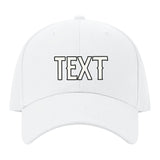 Custom White Pale Ice Blue Hat