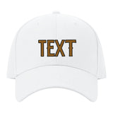 Custom White Dark Green Hat