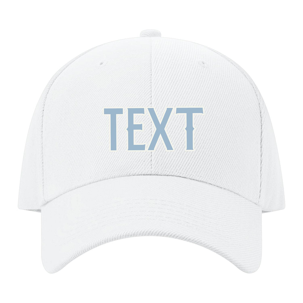 Custom White Dark Grey Hat 02B21808