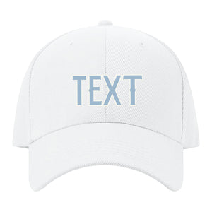 Custom White Dark Grey Hat 02B21808
