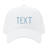 Custom White Dark Grey Hat