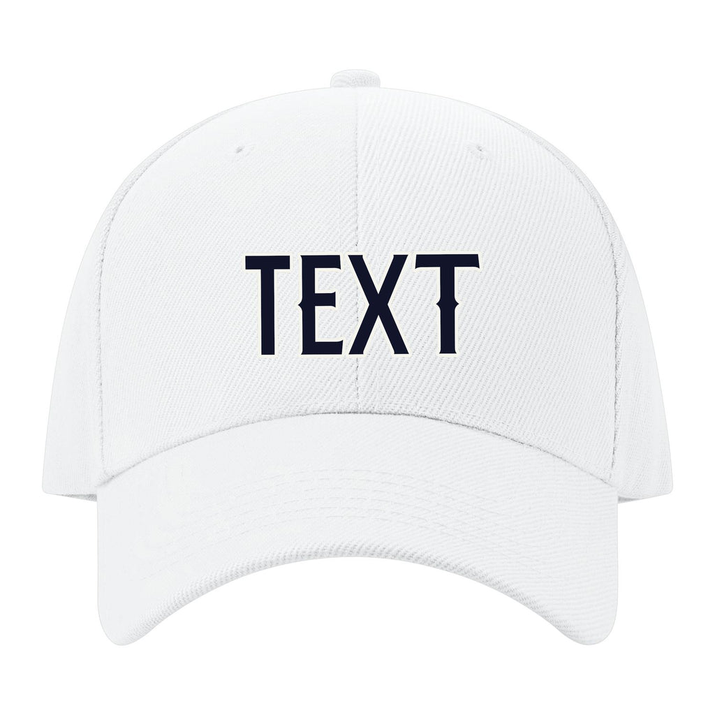 Custom White Pale Peach Hat 02B21811