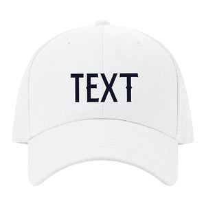Custom White Pale Peach Hat 02B21811
