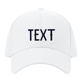 Custom White Pale Peach Hat