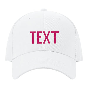 Custom White Light Pink Hat 02B21813