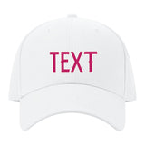 Custom White Light Pink Hat 02B21813