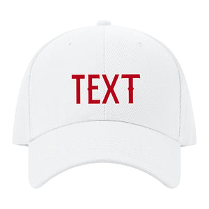 Custom White Crimson Red Hat 02B21814