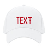 Custom White Crimson Red Hat