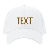 Custom White Dark Green Hat
