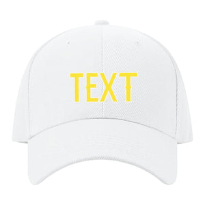 Custom White Light Coral Red Hat 02B21826