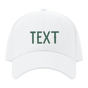 Custom White Slate Gray Hat 02B21827