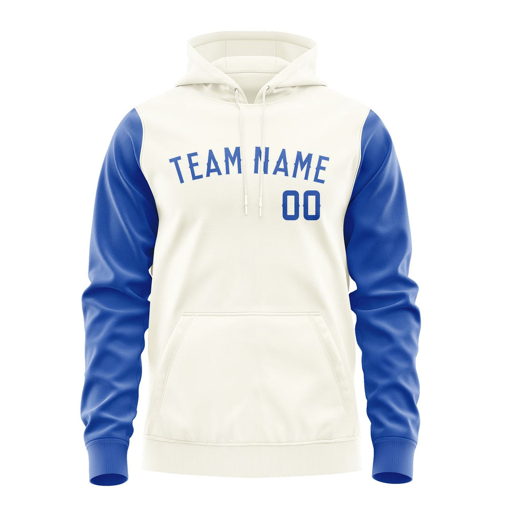 Custom Cream Sky Blue Hoodie 0303090903B31809