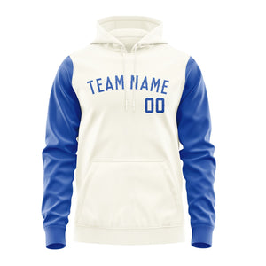 Custom Cream Sky Blue Hoodie 0303090903B31809