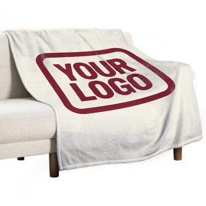 Custom Beige Crimson Blanket
