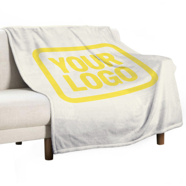 Custom Beige Pale Yellow Blanket