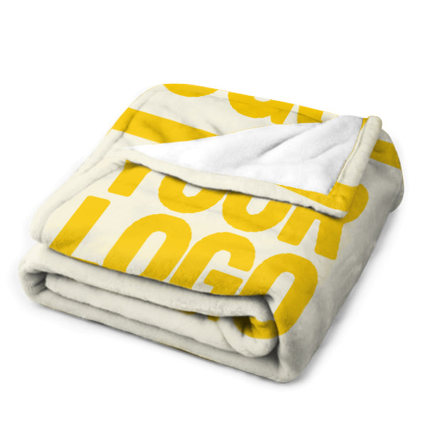 Custom Beige Gold Blanket