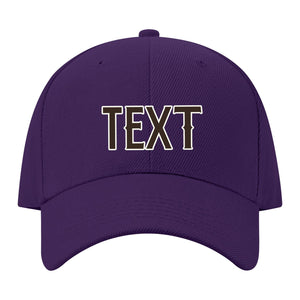 Custom Light Purple Black Hat 03B21801