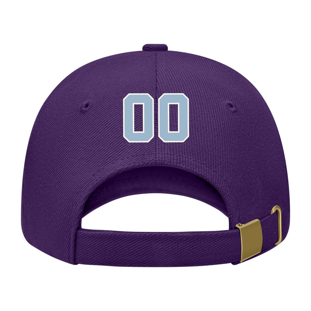 Custom Light Purple Dark Grey Hat 03B21808
