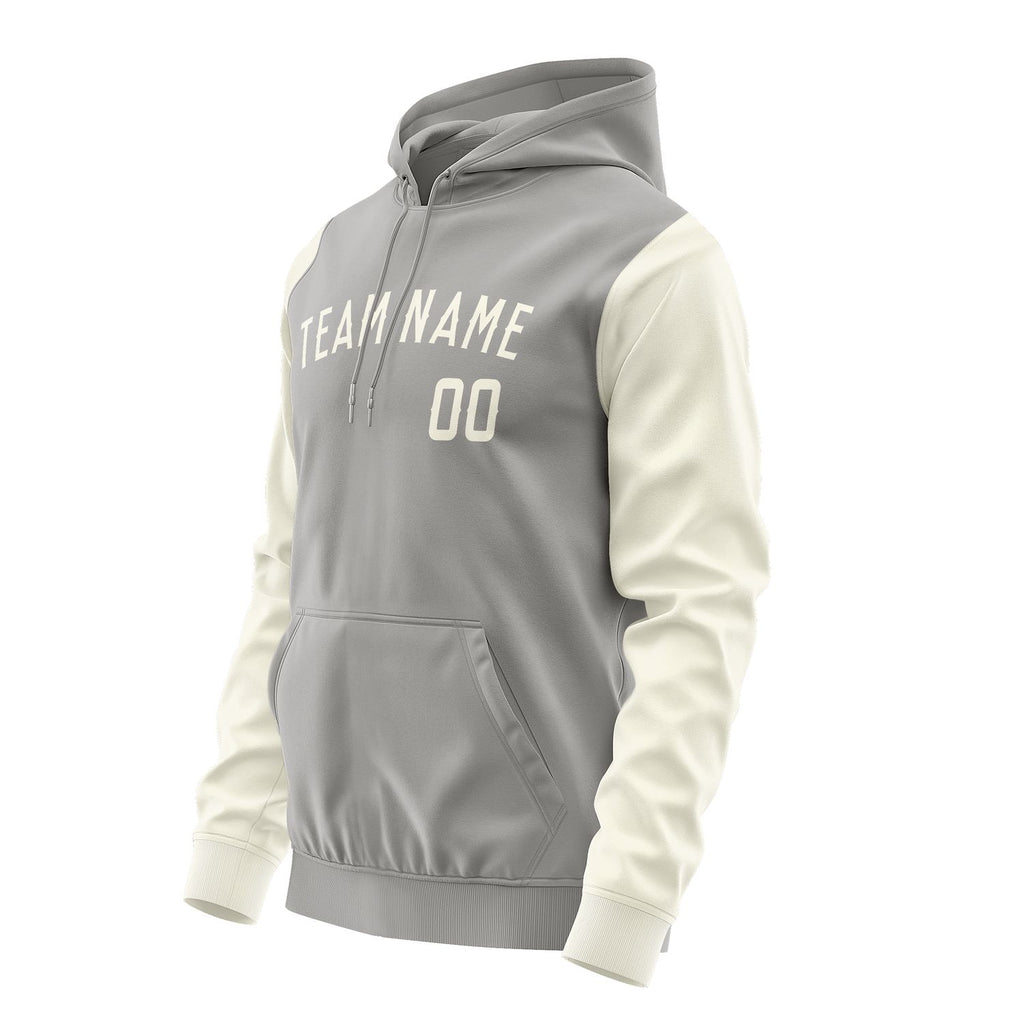 Custom Gray Cream Hoodie 0404030304B31803