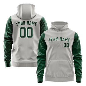 Custom Gray Green Hoodie 0404050504B31805