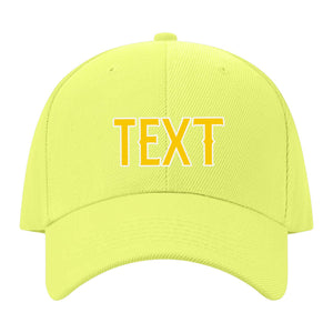 Custom Light Green Peach Powder Hat 04B21830