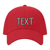 Custom Red Light Green Hat