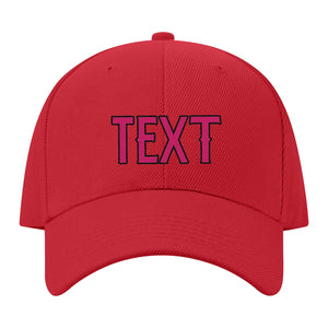 Custom Red Light Pink Hat 06B21713