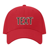 Custom Red Black Hat