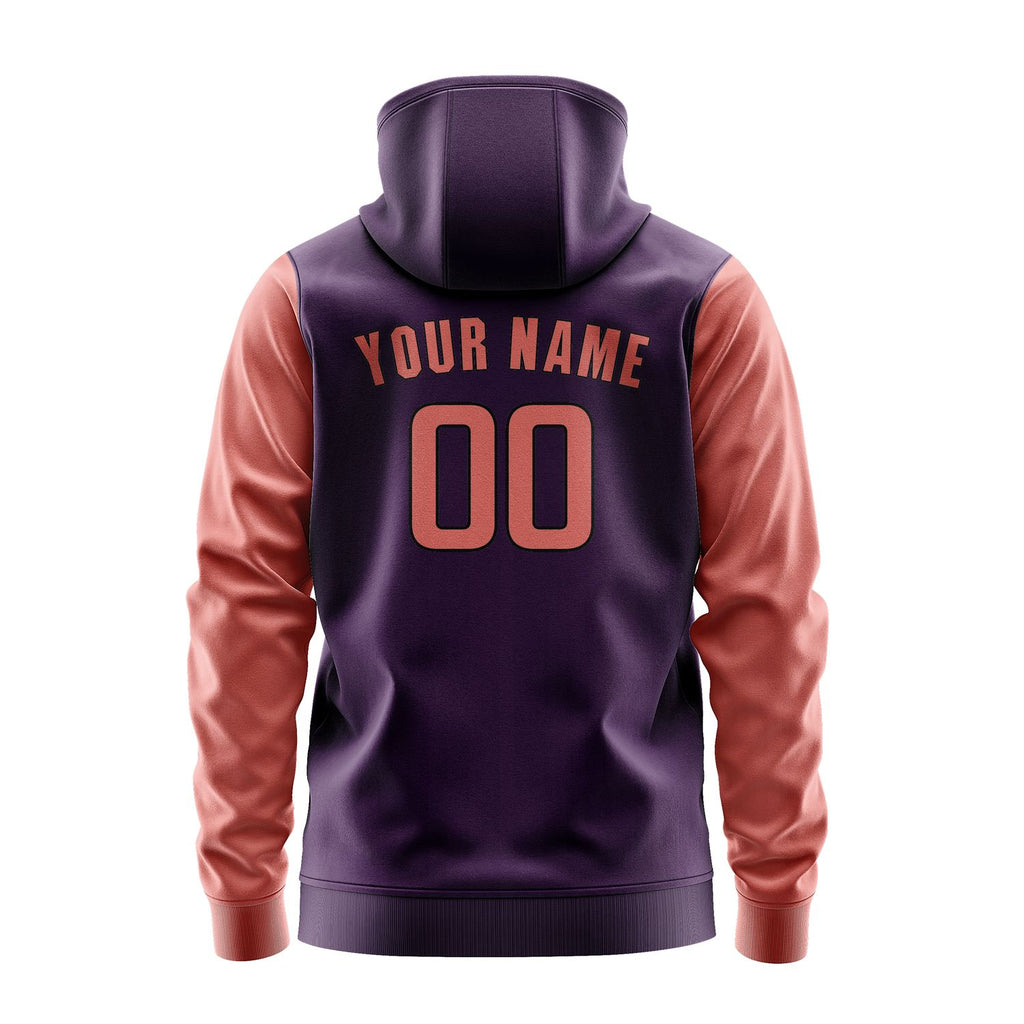 Custom Purple Copper Rose Hoodie 0707292907B31729