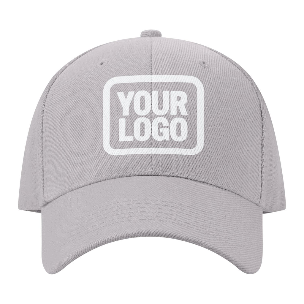 Custom Gray Pale Ice Blue Hat 07B118