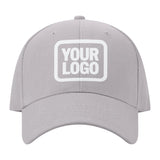 Custom Gray Pale Ice Blue Hat