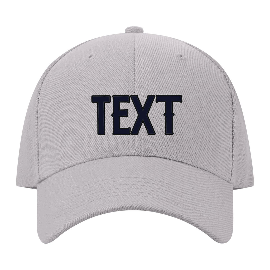 Custom Gray Pale Peach Hat 07B21711