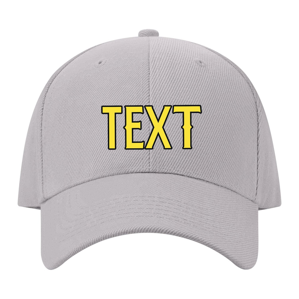 Custom Gray Light Coral Red Hat 07B21726