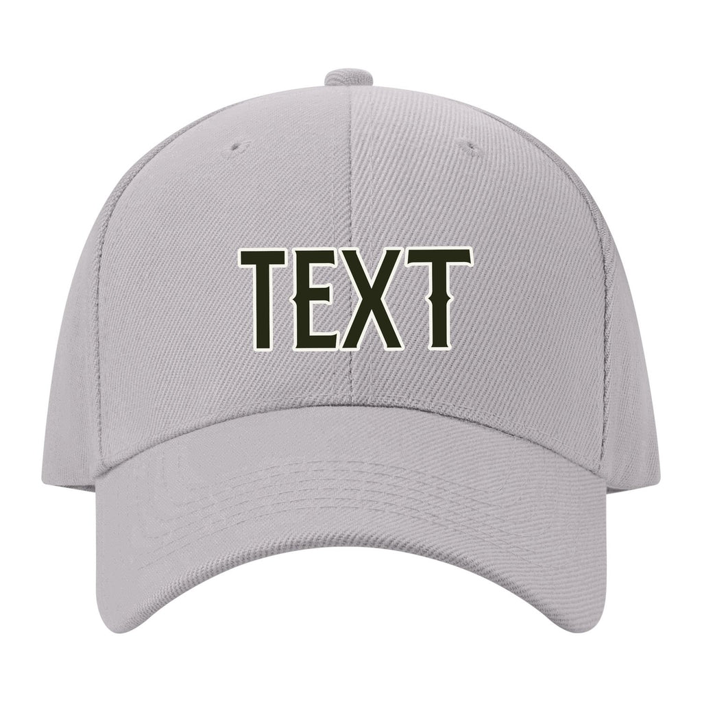 Custom Gray White Hat 07B21802