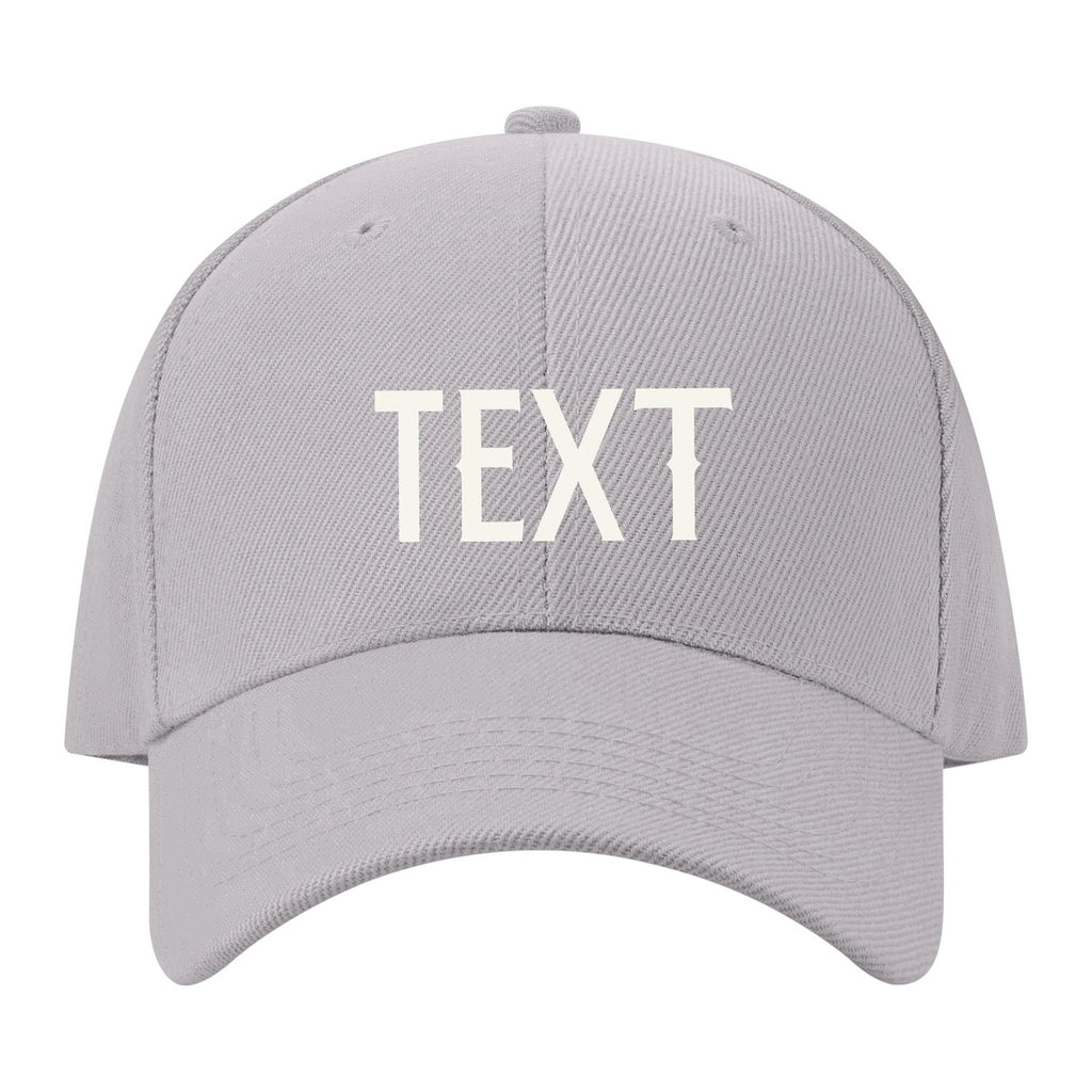 Custom Gray Pale Ice Blue Hat 07B21818