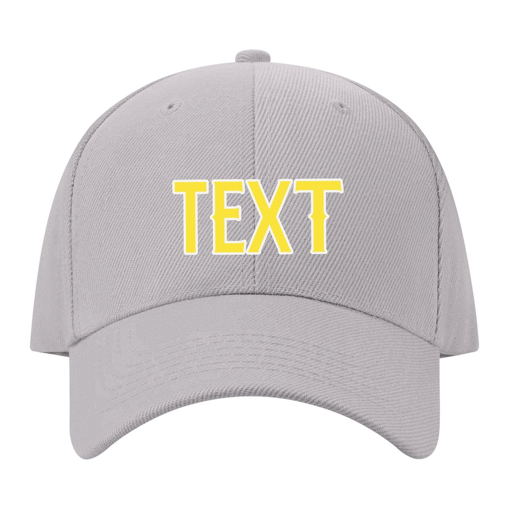 Custom Gray Light Coral Red Hat 07B21826