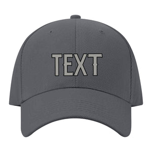 Custom Dark Grey Light Green Hat 08B21704