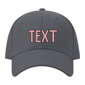 Custom Dark Grey Light Emerald Green Hat 08B21721