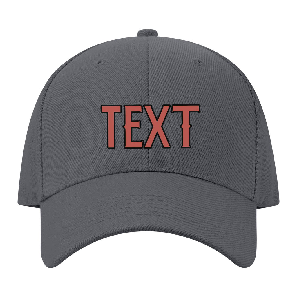 Custom Dark Grey Emerald Green Hat 08B21729