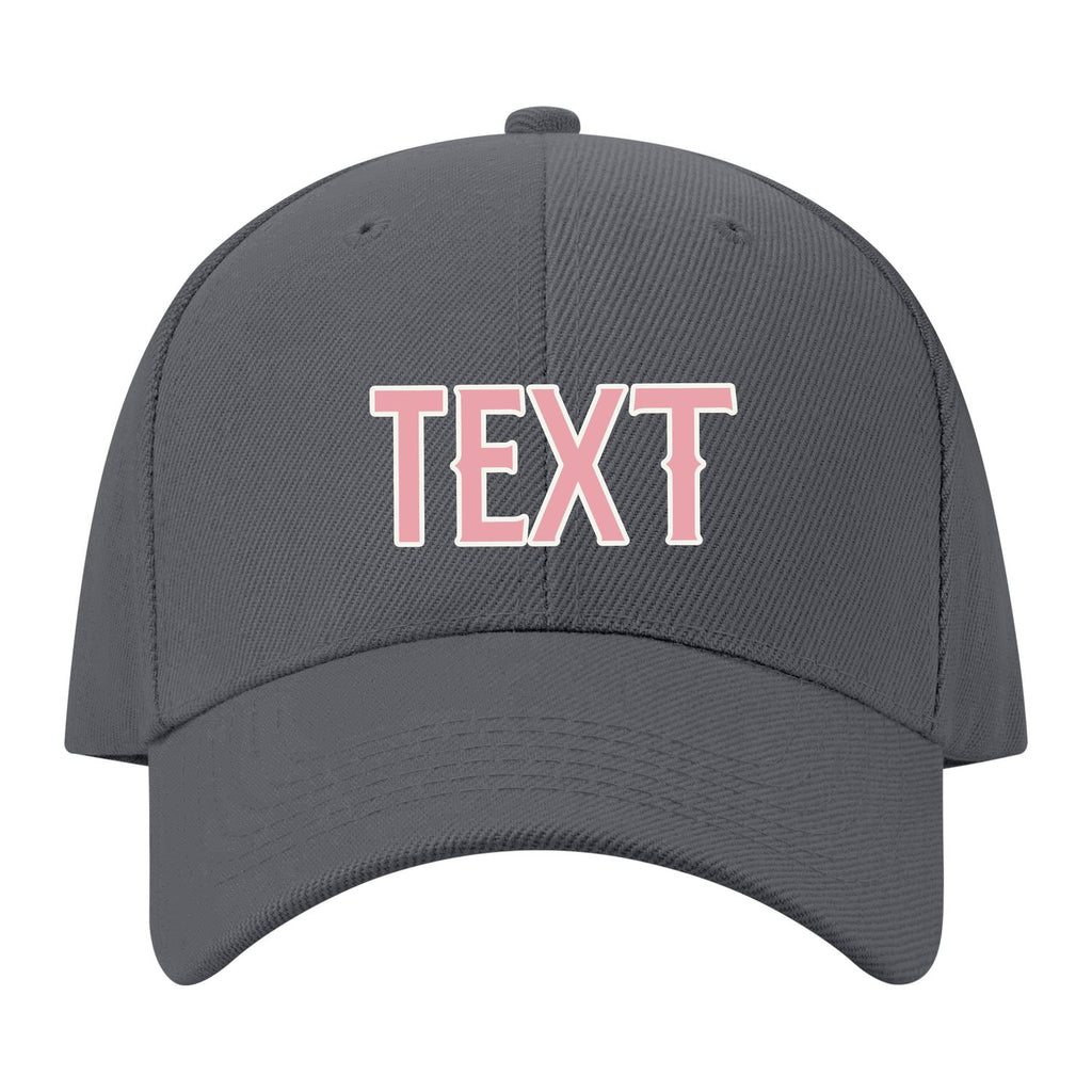 Custom Dark Grey Light Emerald Green Hat 08B21821