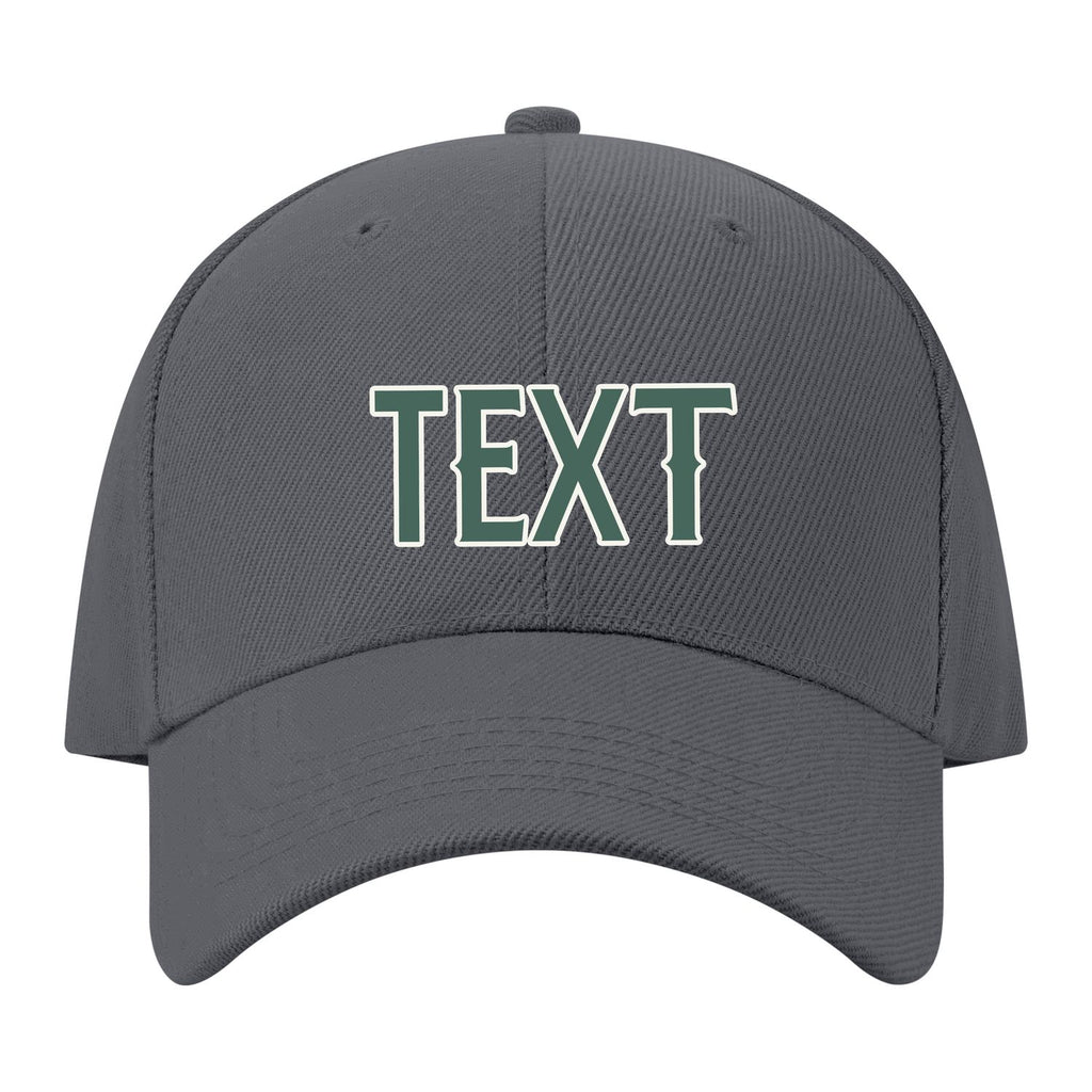 Custom Dark Grey Slate Gray Hat 08B21827