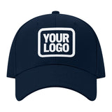 Custom Navy Pale Ice Blue Hat